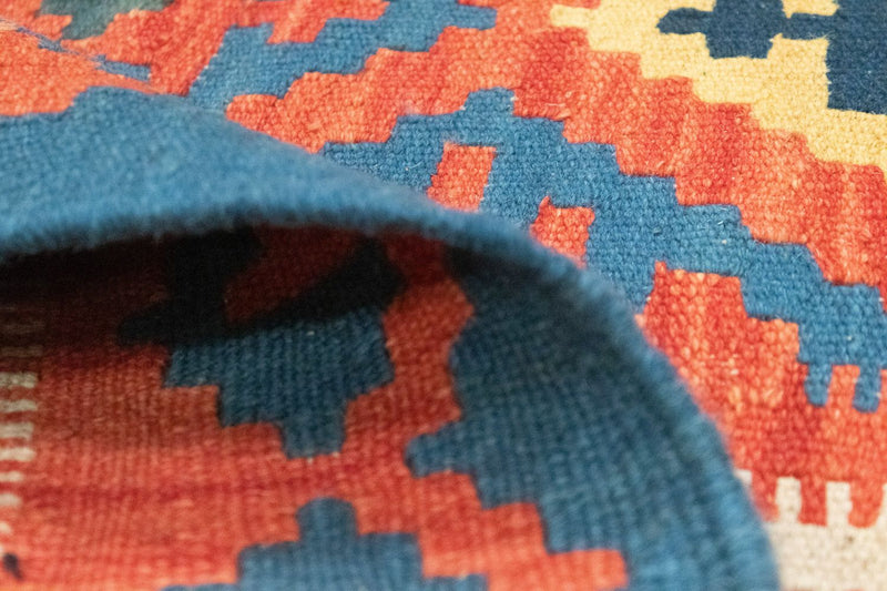 Kelim-tæppe - orientalsk - 152 x 103 cm - orange