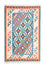 Kelim-tæppe - orientalsk - 154 x 103 cm - blå