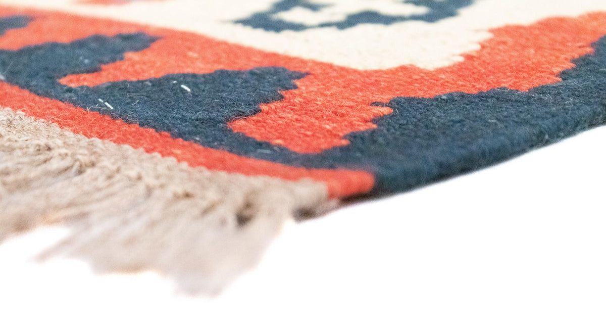 Kelim-tæppe - orientalsk - 153 x 103 cm - beige