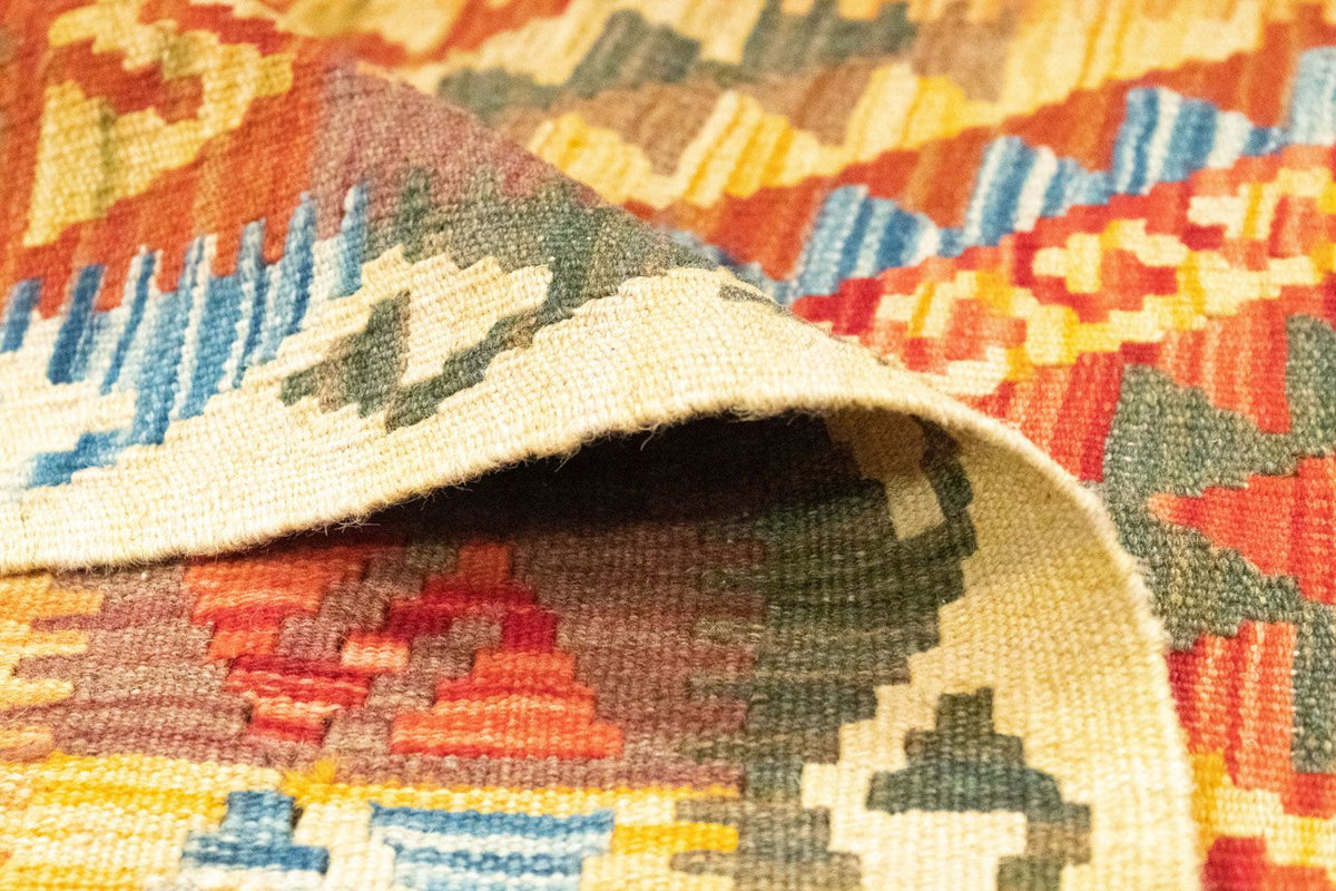 Kelim-tæppe - orientalsk - 154 x 99 cm - flerfarvet