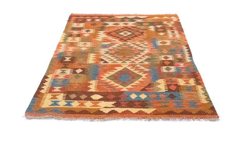 Kelim-tæppe - orientalsk - 146 x 100 cm - orange