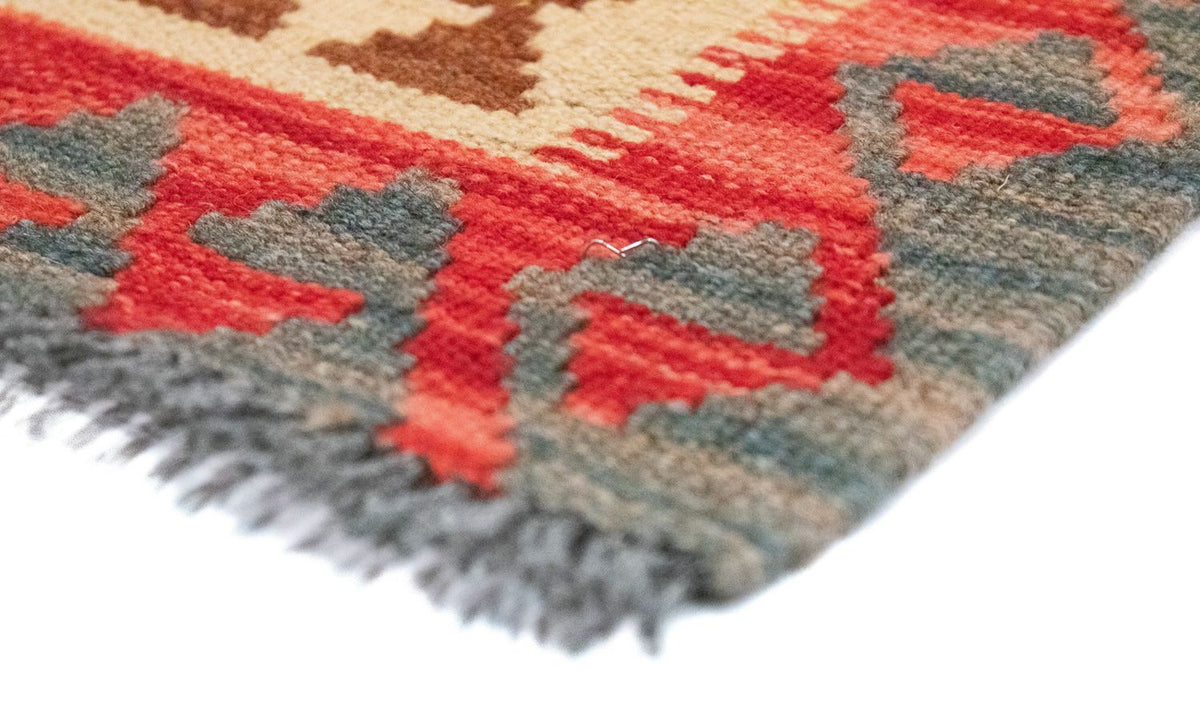 Kelim-tæppe - orientalsk - 145 x 104 cm - rød