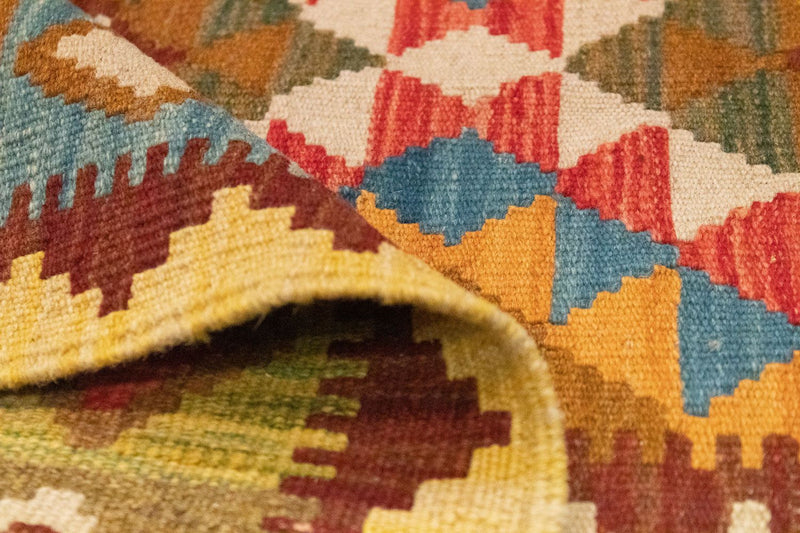 Kelim-tæppe - orientalsk - 159 x 101 cm - beige