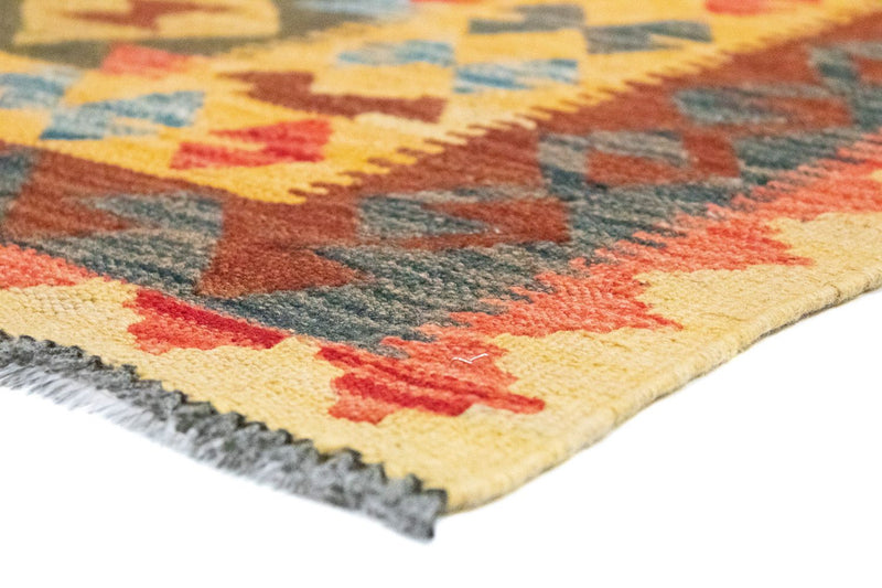 Kelim-tæppe - orientalsk - 149 x 98 cm - gul