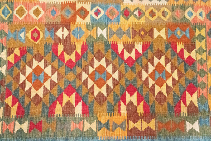 Kelim-tæppe - orientalsk - 152 x 102 cm - flerfarvet