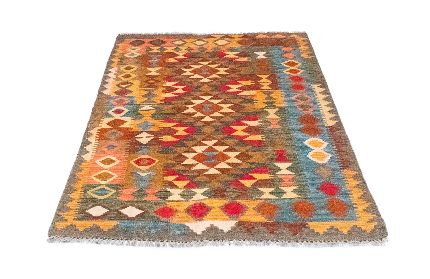 Kelim-tæppe - orientalsk - 152 x 102 cm - flerfarvet