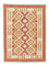 Kelim-tæppe - orientalsk - 141 x 102 cm - orange