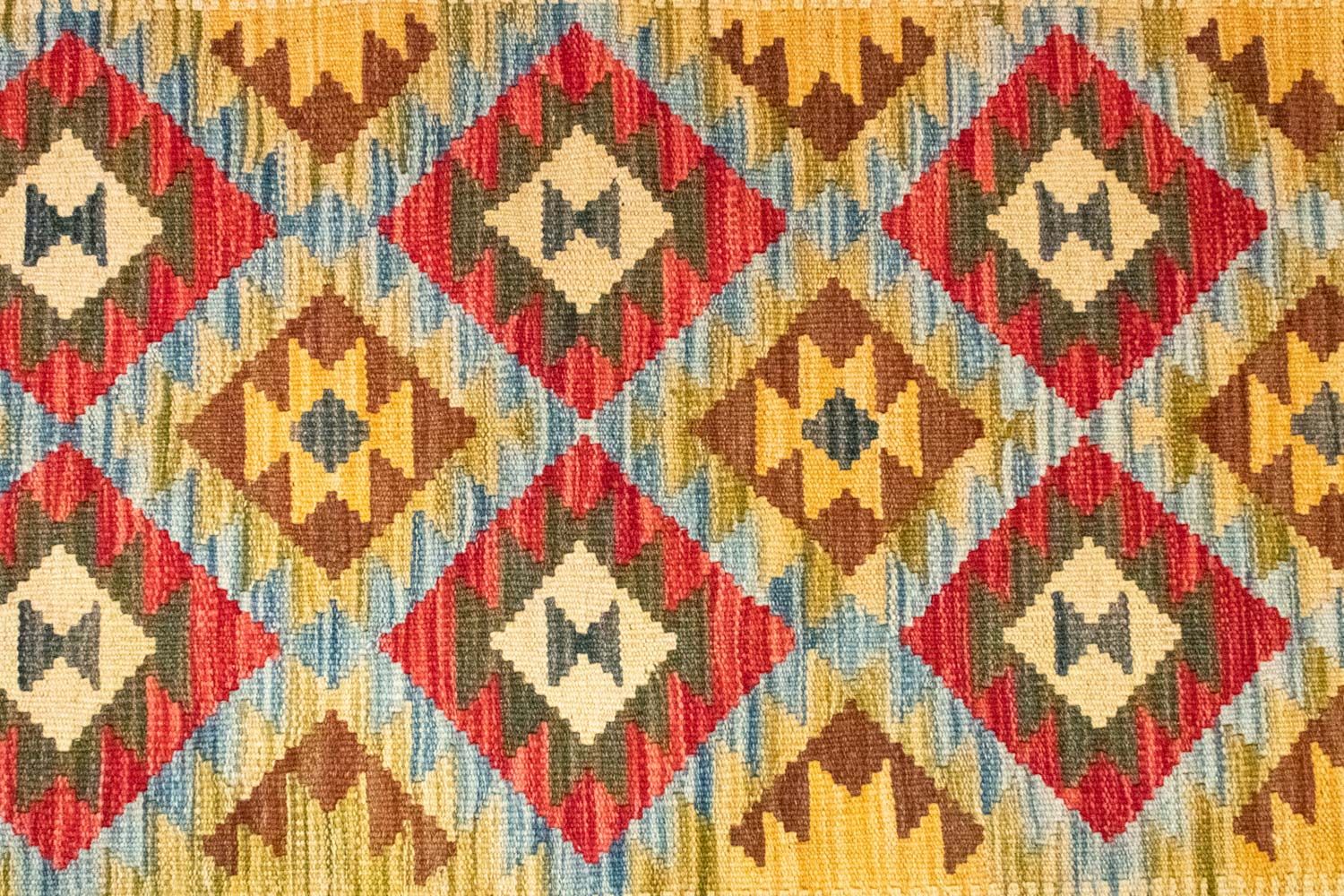 Kelim-tæppe - orientalsk - 156 x 105 cm - grøn