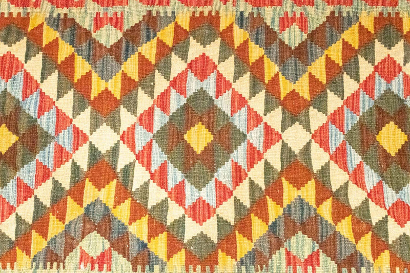 Kelim-tæppe - orientalsk - 168 x 103 cm - gul