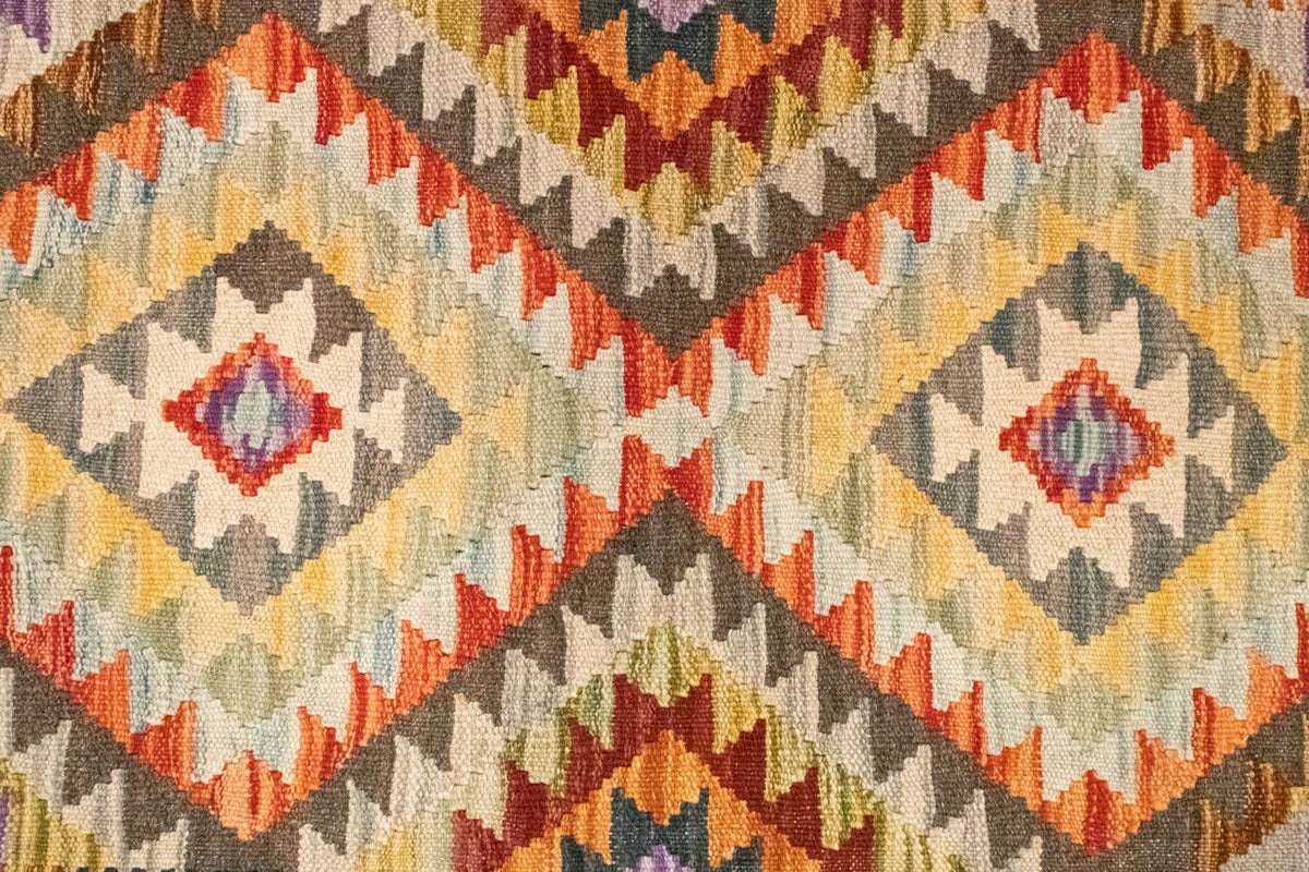 Kelim-tæppe - orientalsk - 147 x 97 cm - orange