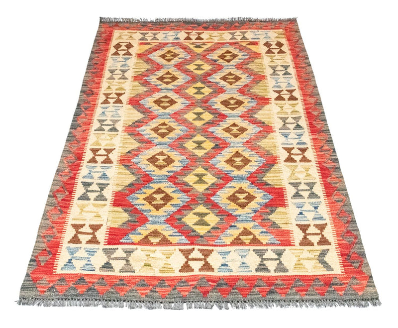Kelim-tæppe - orientalsk - 145 x 103 cm - orange