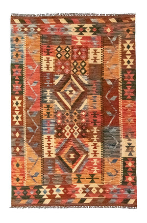 Kelim-tæppe - orientalsk - 159 x 103 cm - flerfarvet