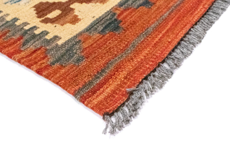 Løber Kelim-tæppe - orientalsk - 204 x 97 cm - orange