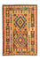 Kelim-tæppe - orientalsk - 127 x 86 cm - gul