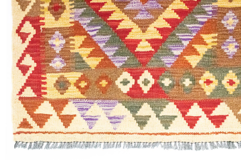 Kelim-tæppe - orientalsk - 117 x 75 cm - rød