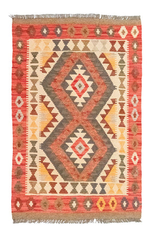 Kelim-tæppe - orientalsk - 120 x 77 cm - orange