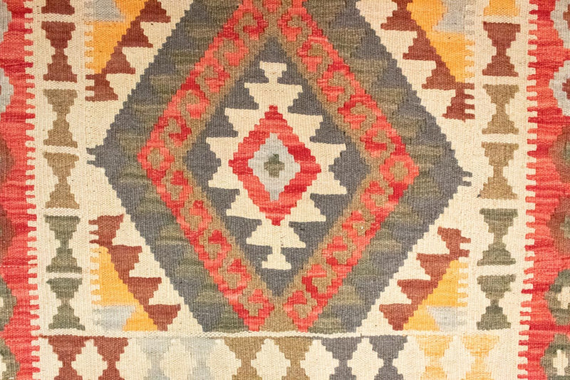Kelim-tæppe - orientalsk - 120 x 77 cm - orange