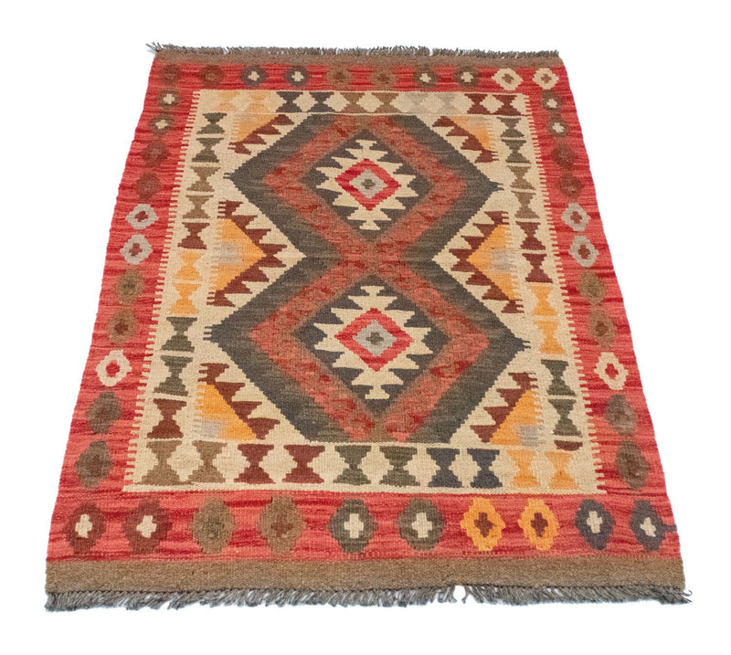 Kelim-tæppe - orientalsk - 120 x 77 cm - orange