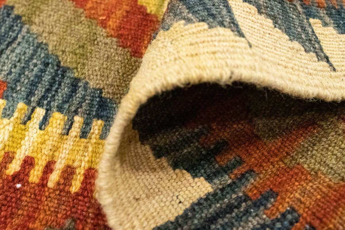 Kelim-tæppe - orientalsk - 127 x 83 cm - brun