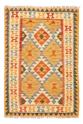 Kelim-tæppe - orientalsk - 127 x 81 cm - beige