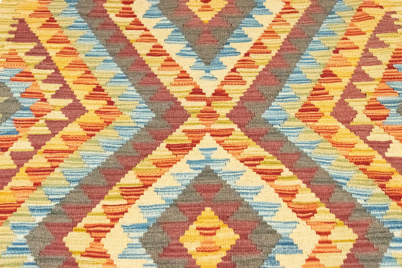 Kelim-tæppe - orientalsk - 123 x 84 cm - flerfarvet
