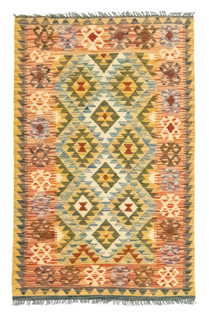 Kelim-tæppe - orientalsk - 131 x 83 cm - flerfarvet
