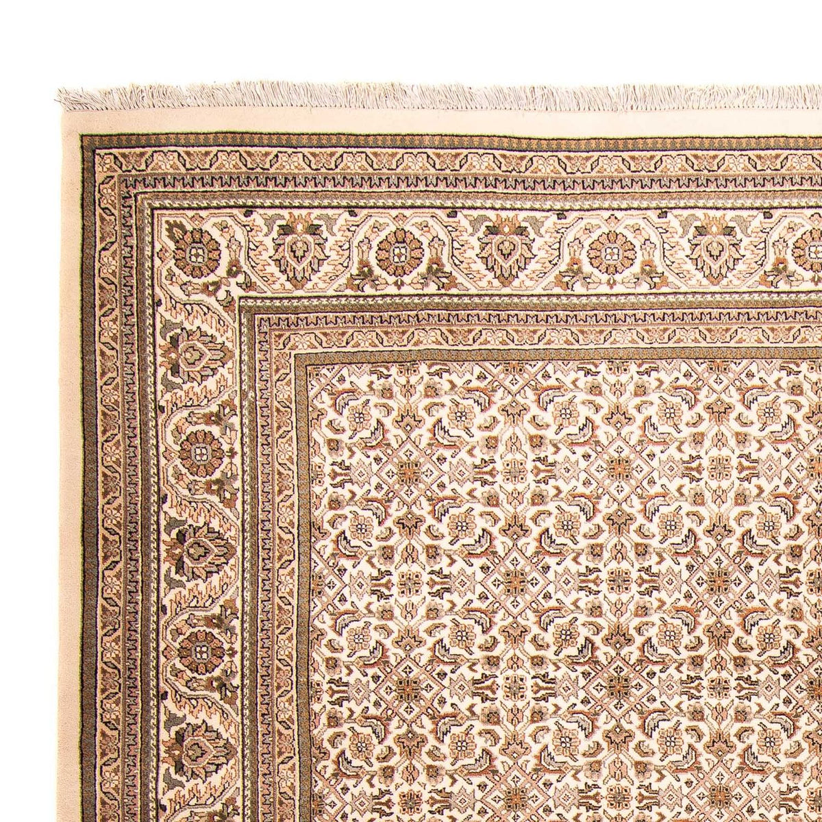 Orientalsk tæppe - Bijar - Indus - 303 x 248 cm - beige