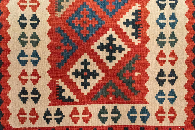 Kelim-tæppe - orientalsk - 118 x 79 cm - flerfarvet