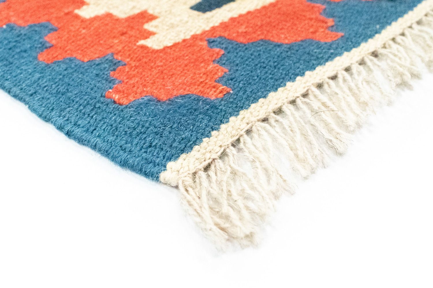 Kelim-tæppe - orientalsk - 120 x 83 cm - beige