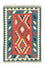Kelim-tæppe - orientalsk - 122 x 83 cm - orange