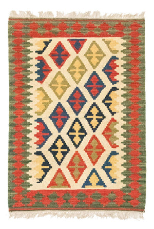 Kelim-tæppe - orientalsk - 119 x 82 cm - orange