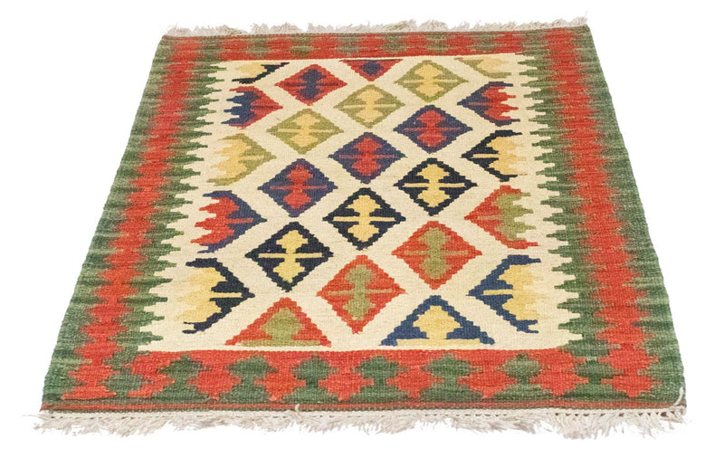 Kelim-tæppe - orientalsk - 119 x 82 cm - orange