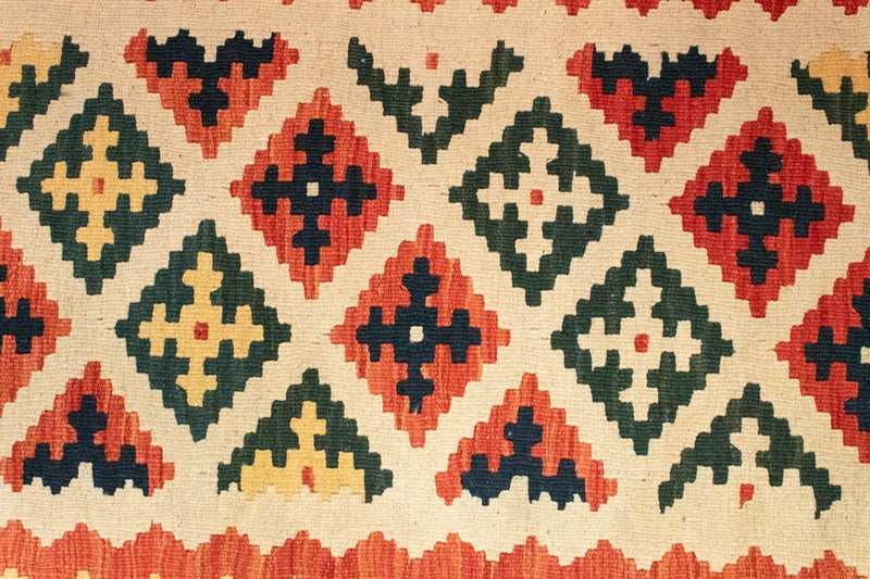 Kelim-tæppe - orientalsk - 125 x 86 cm - beige