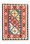 Kelim-tæppe - orientalsk - 123 x 83 cm - orange