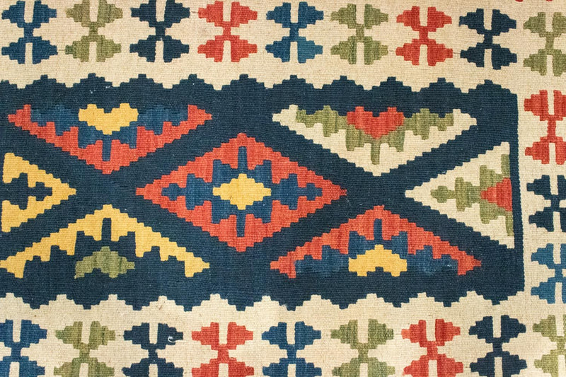 Kelim-tæppe - orientalsk - 121 x 80 cm - blå
