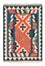 Kelim-tæppe - orientalsk - 117 x 79 cm - orange