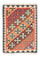 Kelim-tæppe - orientalsk - 122 x 90 cm - orange