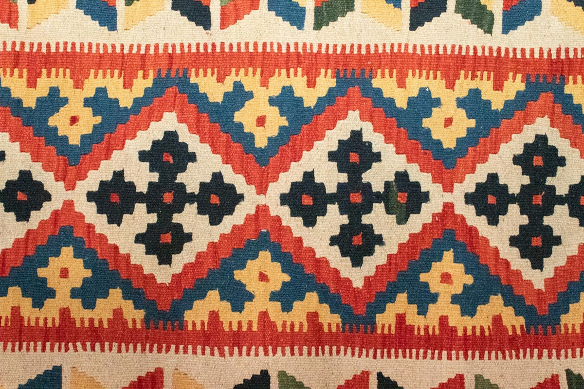 Kelim-tæppe - orientalsk - 127 x 84 cm - orange