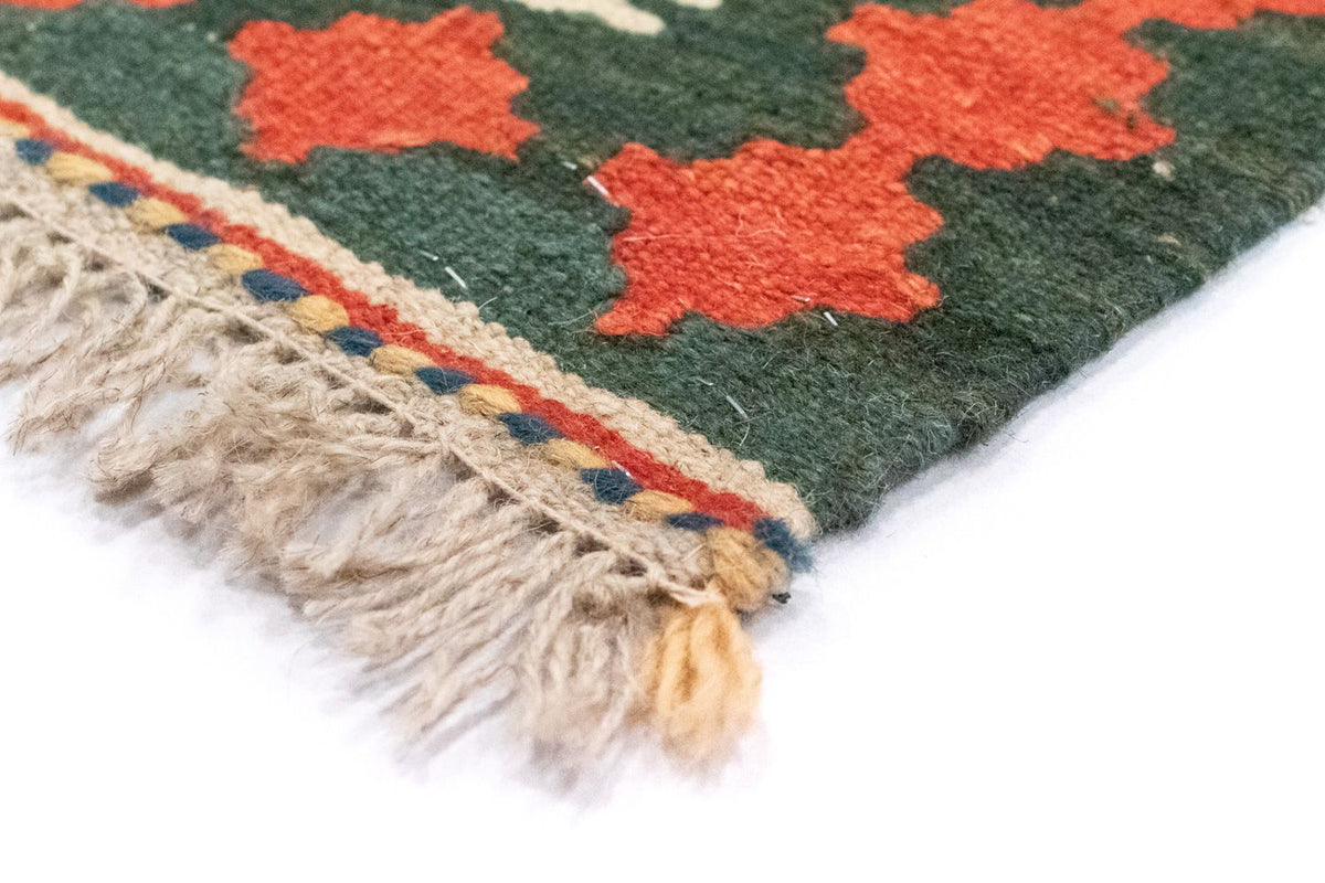 Kelim-tæppe - orientalsk - 127 x 84 cm - orange