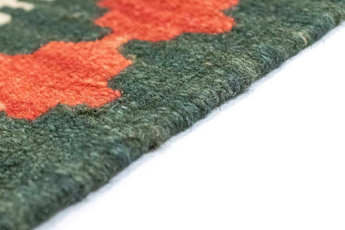 Kelim-tæppe - orientalsk - 127 x 84 cm - orange