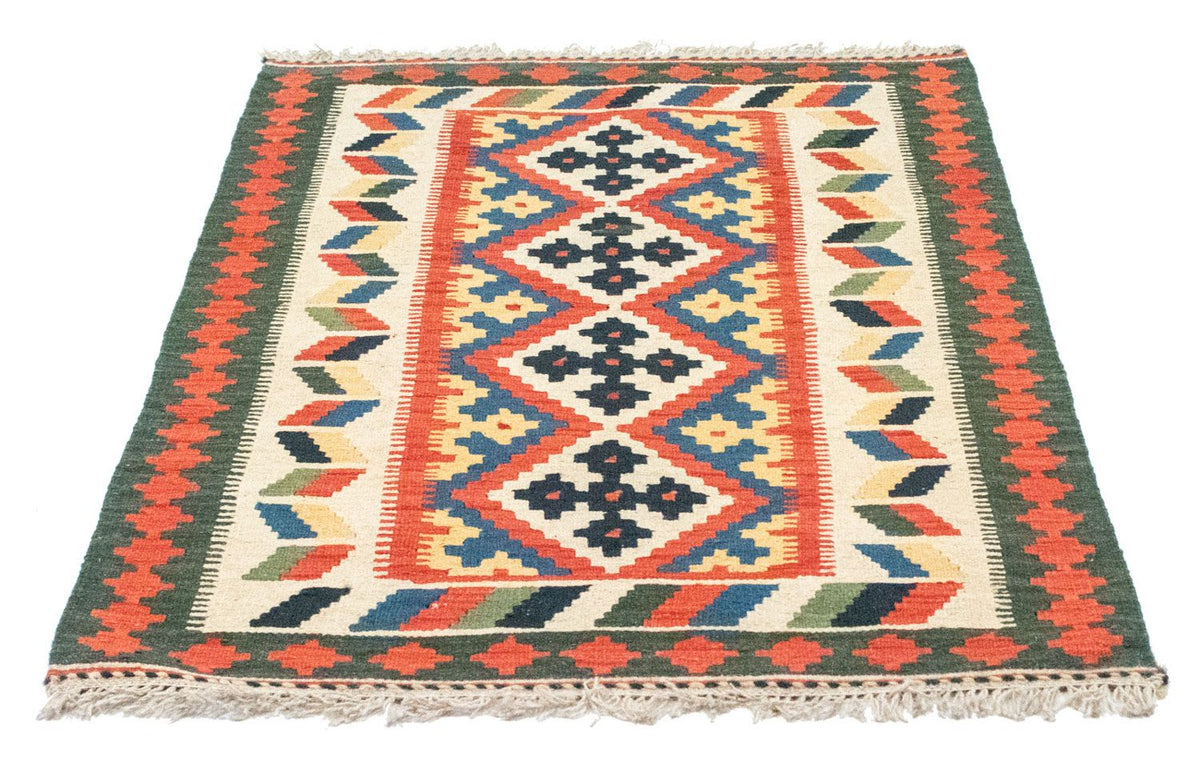 Kelim-tæppe - orientalsk - 127 x 84 cm - orange