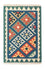 Kelim-tæppe - orientalsk - 123 x 84 cm - blå