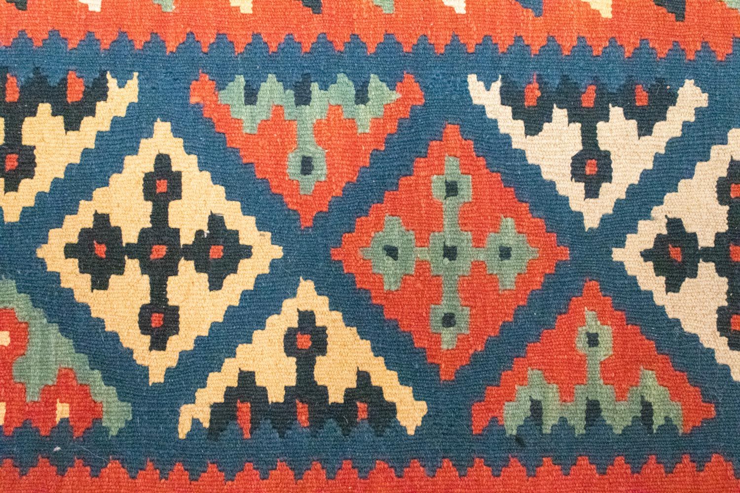 Kelim-tæppe - orientalsk - 120 x 80 cm - orange