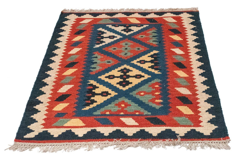 Kelim-tæppe - orientalsk - 120 x 80 cm - orange