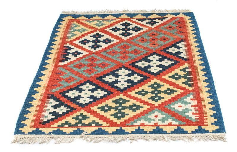 Kelim-tæppe - orientalsk - 118 x 83 cm - flerfarvet