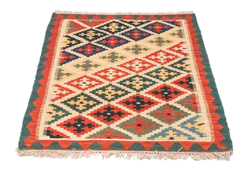 Kelim-tæppe - orientalsk - 127 x 80 cm - orange
