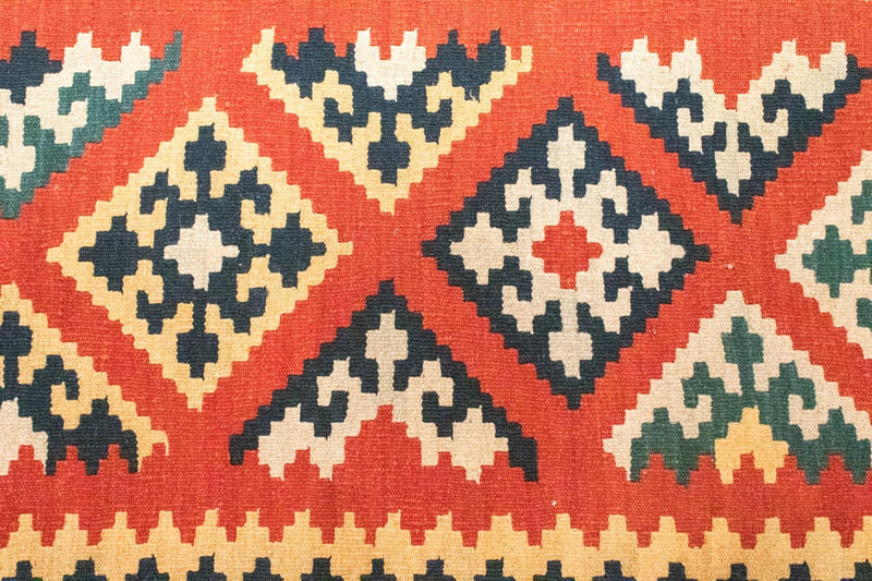 Kelim-tæppe - orientalsk - 127 x 84 cm - orange