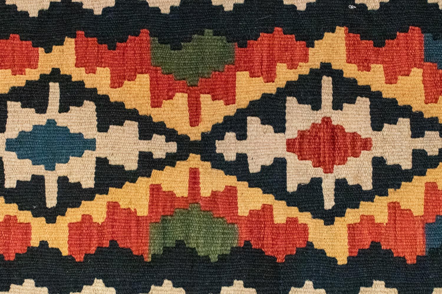 Kelim-tæppe - orientalsk - 122 x 80 cm - beige