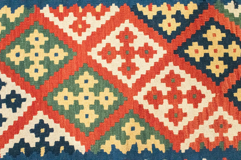 Kelim-tæppe - orientalsk - 133 x 80 cm - orange