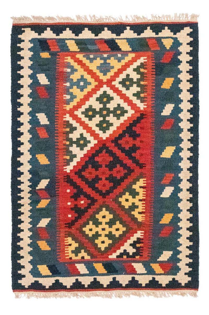 Kelim-tæppe - orientalsk - 121 x 81 cm - rød